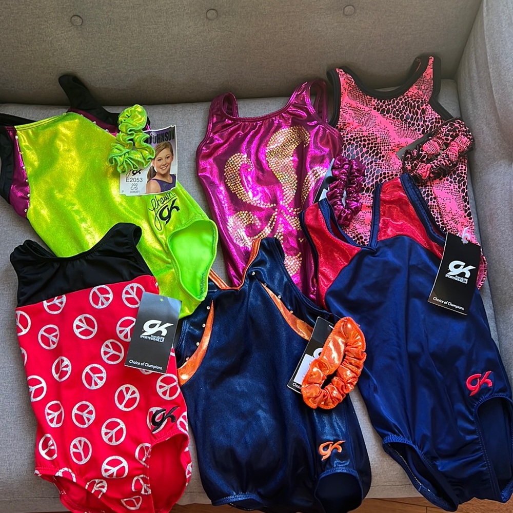 Gymnastics leotards